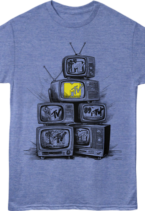 Stacked Televisions MTV T-Shirt