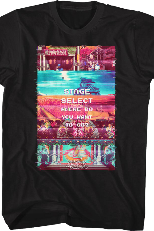 Stage Select Street Fighter T-Shirt