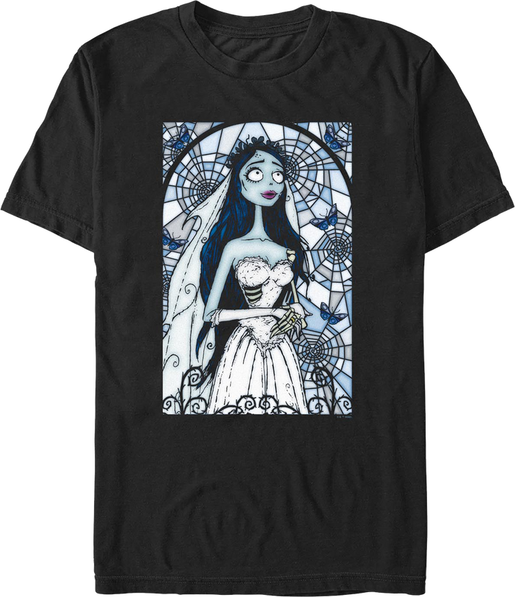 Stained Glass Corpse Bride T-Shirt
