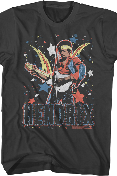 Star Bursts Jimi Hendrix T-Shirt