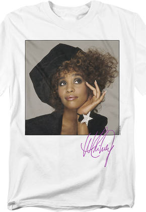 Photo & Autograph Whitney Houston T-Shirt