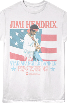 Star Spangled Banner New York '69 Jimi Hendrix T-Shirt