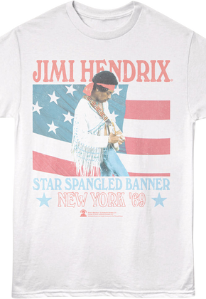 Star Spangled Banner New York '69 Jimi Hendrix T-Shirt