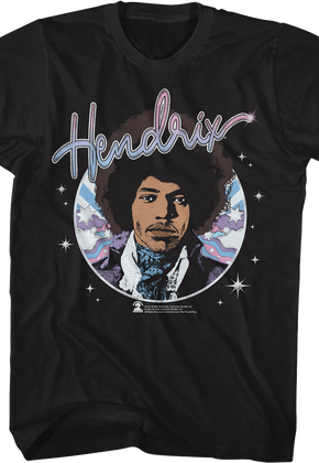Starry Circle Jimi Hendrix T-Shirt