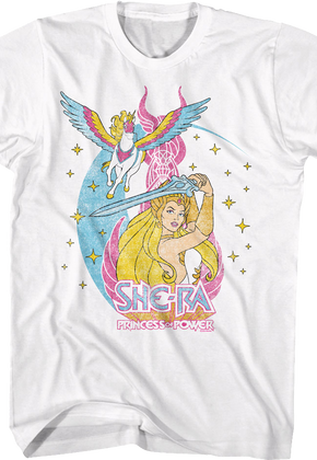Starry Swift Wind and She-Ra Masters of the Universe T-Shirt