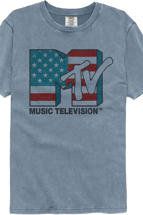 Stars And Stripes MTV Comfort Colors Brand T-Shirt