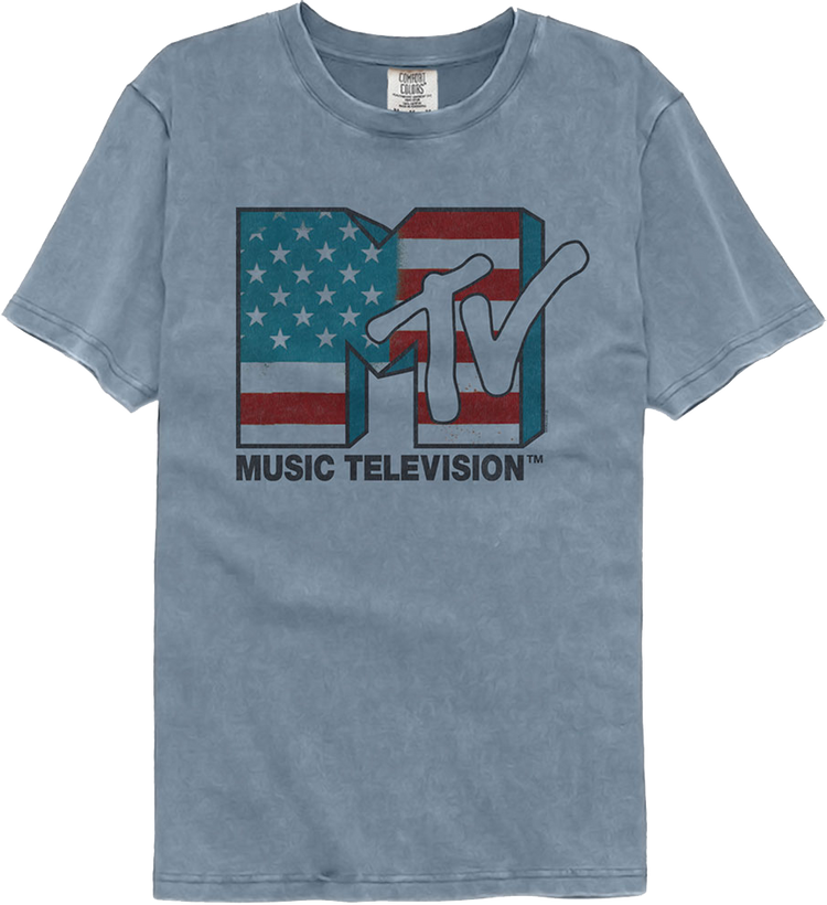 Stars And Stripes MTV Comfort Colors Brand T-Shirt