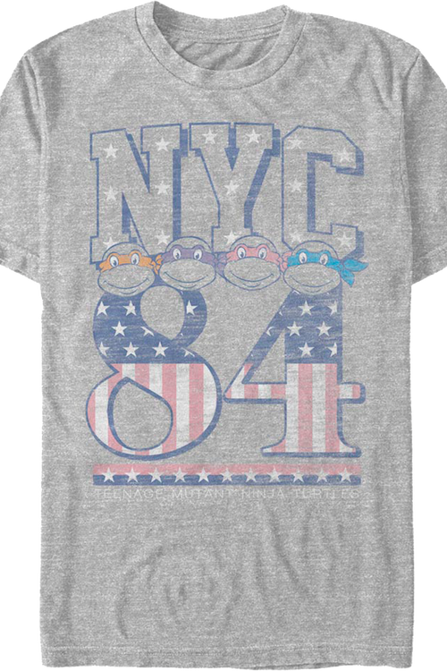 Stars And Stripes NYC 84 Teenage Mutant Ninja Turtles T-Shirt