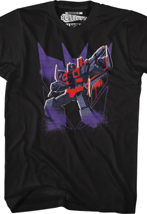 Starscream Decepticon Spray Logo Transformers T-Shirt
