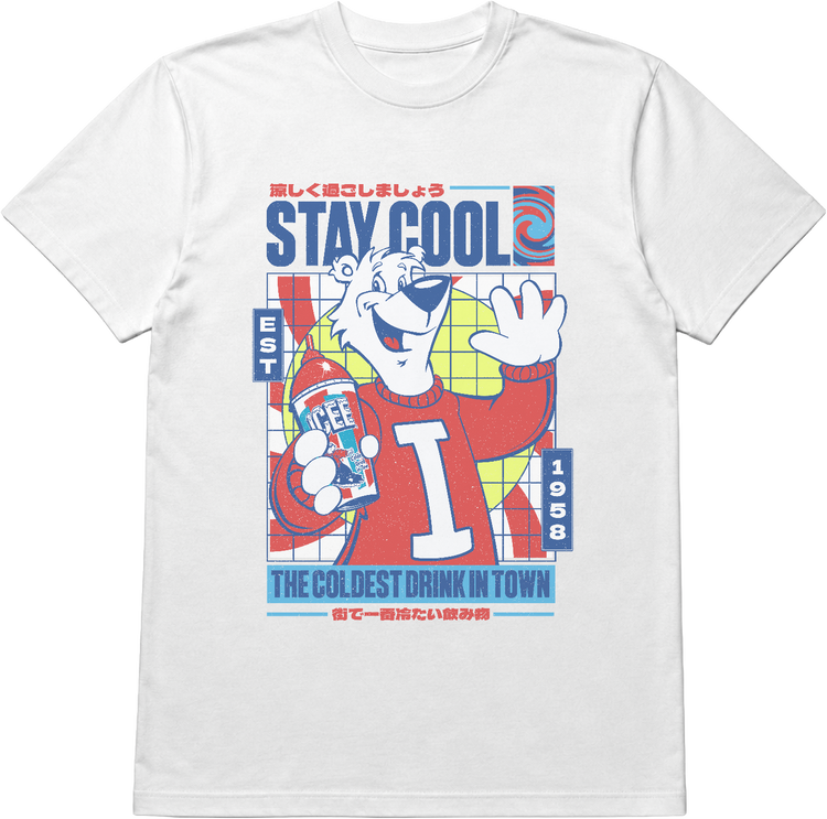 Stay Cool Japanese Text ICEE T-Shirt
