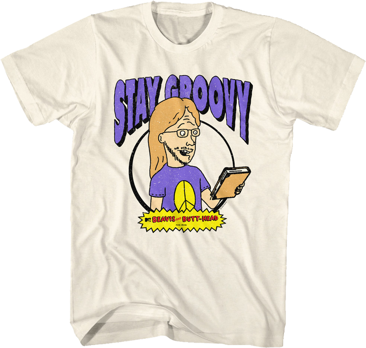 Stay Groovy Beavis And Butt-Head T-Shirt