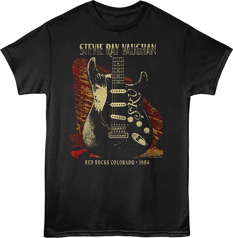 Red Rocks 1984 Stevie Ray Vaughan T-Shirt