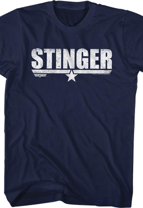Distressed Stinger Top Gun T-Shirt