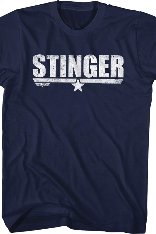 Distressed Stinger Top Gun T-Shirt