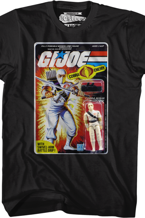Storm Shadow Figure Box Art GI Joe T-Shirt