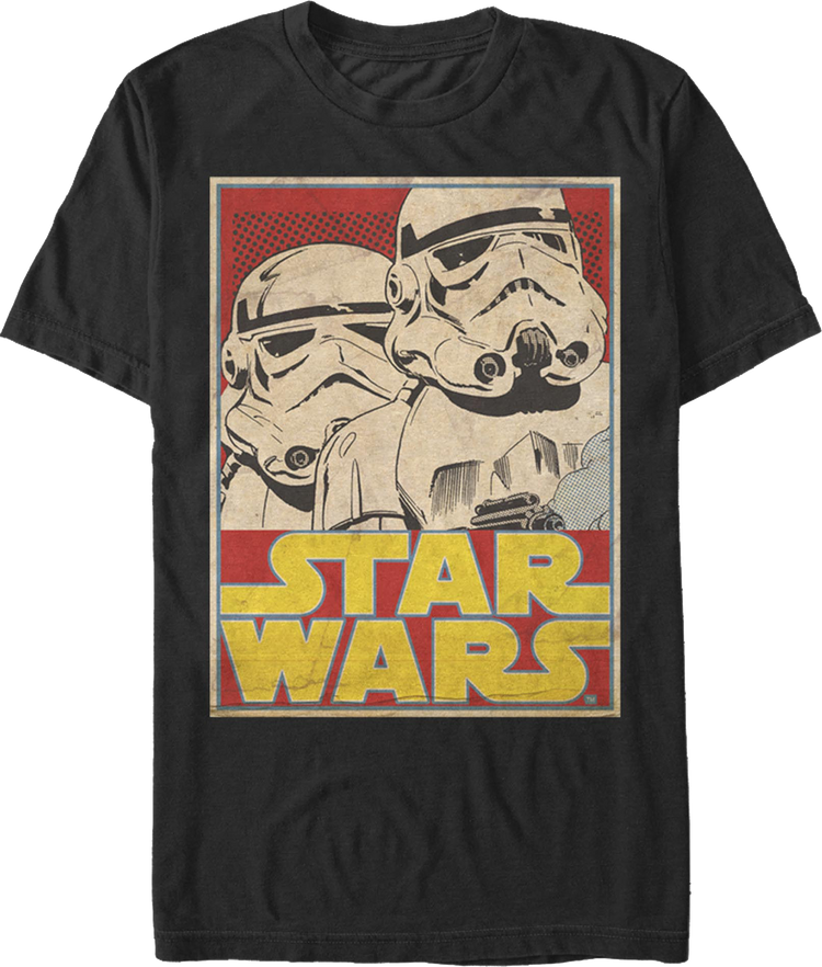 Stormtroopers Poster Star Wars T-Shirt