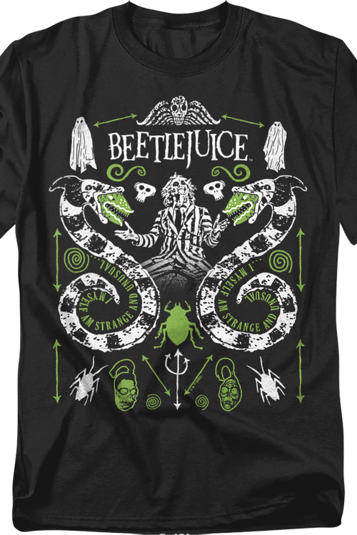 Strange And Unusual Icons Beetlejuice T-Shirt