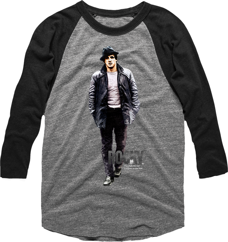 Street Clothes Rocky Raglan Baseball Shirt