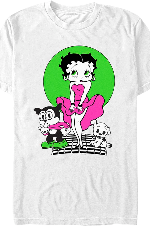 Subway Grate Betty Boop T-Shirt