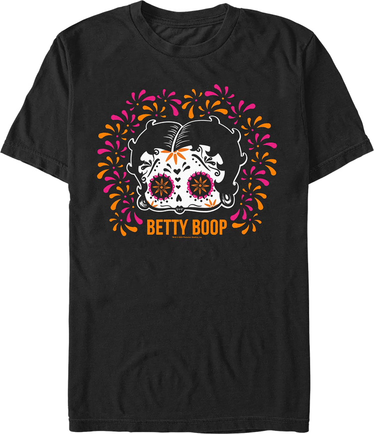 Sugar Skull Betty Boop T-Shirt
