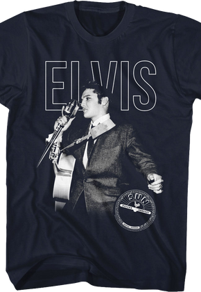 Sun Records Microphone Elvis Presley T-Shirt