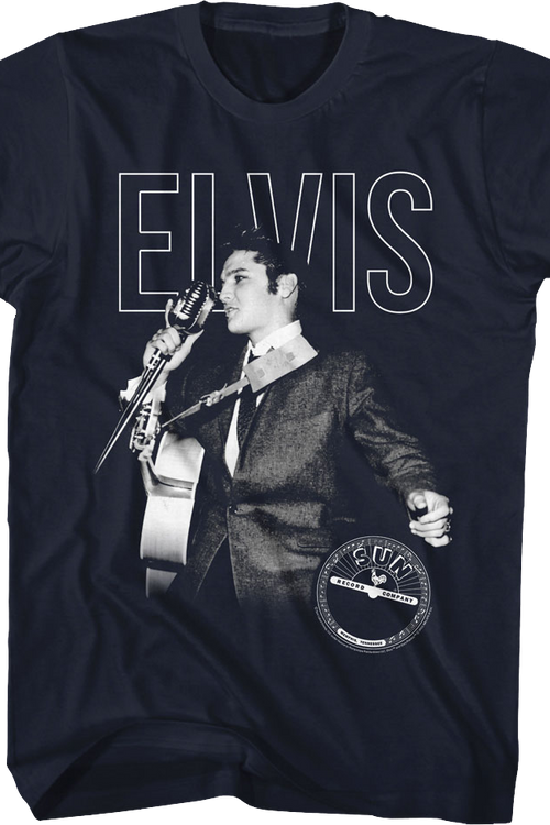 Sun Records Microphone Elvis Presley T-Shirt