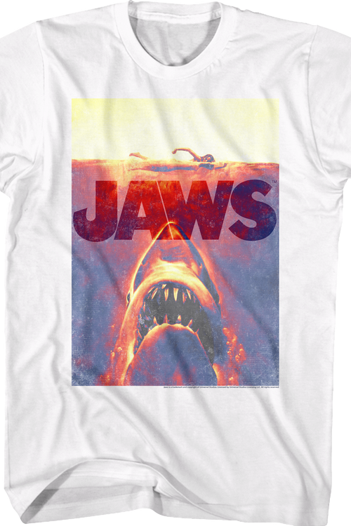 Sunburned Poster Jaws T-Shirt