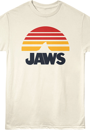 Sunset Shark Fin Jaws T-Shirt