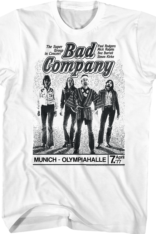 Super Group in Concert Bad Company T-Shirt