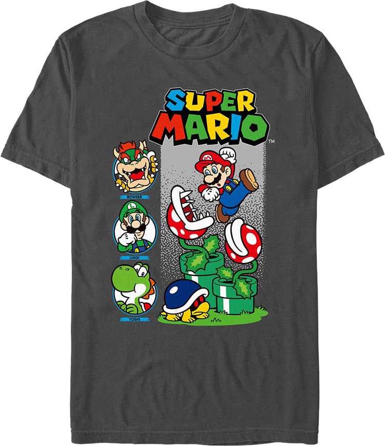 Super Mario Bros. Comic Book Cover Nintendo T-Shirt