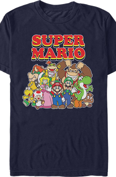 Super Mario Bros. Ensemble Shot Nintendo T-Shirt