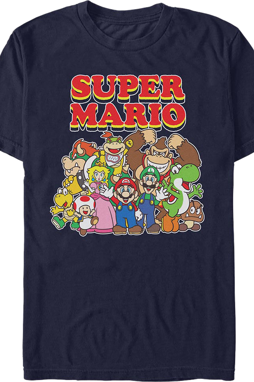 Super Mario Bros. Ensemble Shot Nintendo T-Shirt