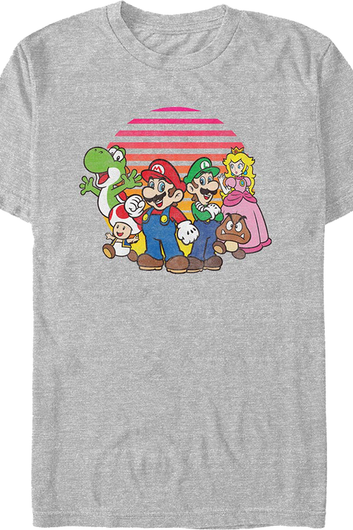 Super Mario Bros. Retro Group Photo Nintendo T-Shirt