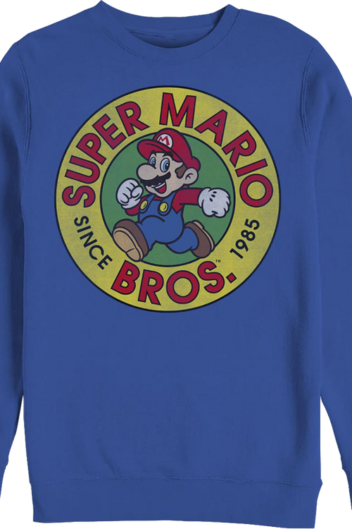 Super Mario Bros. Since 1985 Nintendo Sweatshirt