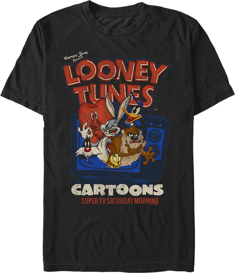 Super TV Saturday Morning Looney Tunes T-Shirt