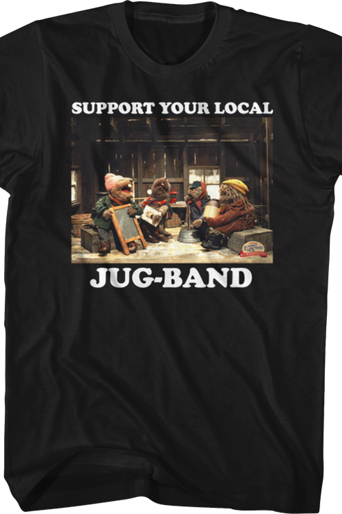 Support Your Local Jug-Band Emmet Otter T-Shirt
