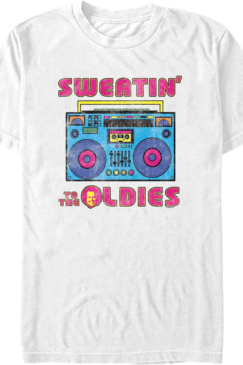 Sweatin' To The Oldies Boombox Richard Simmons T-Shirt