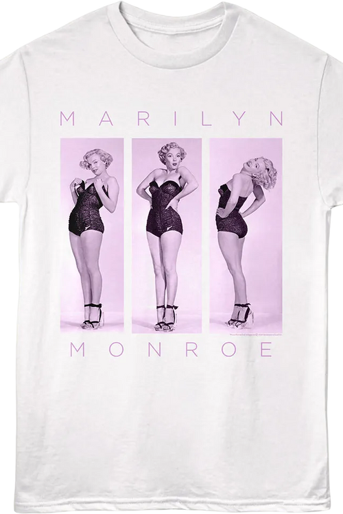 Swim Suit Panels Marilyn Monroe T-Shirt