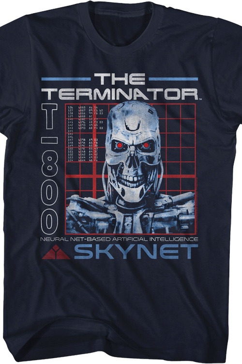 T-800 Endoskelton Terminator T-Shirt