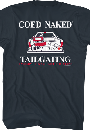 Tailgating Coed Naked T-Shirt