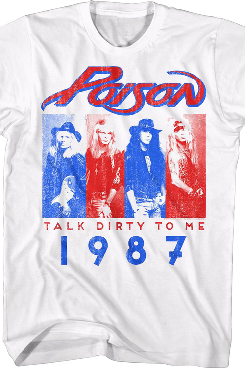 Talk Dirty To Me 1987 Poison T-Shirt