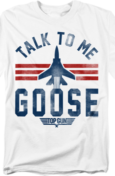 Talk To Me Goose F-14 Silhouette Top Gun T-Shirt