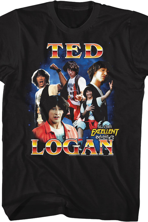 Ted Logan Collage Bill & Ted's Excellent Adventure T-Shirt