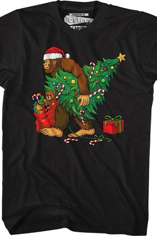 Bigfoot Christmas T-Shirt
