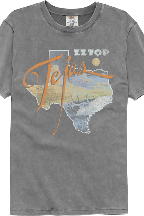 Tejas ZZ Top Comfort Colors Brand T-Shirt