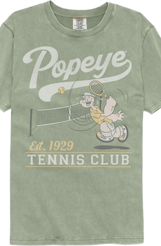 Tennis Club Popeye Comfort Colors Brand T-Shirt
