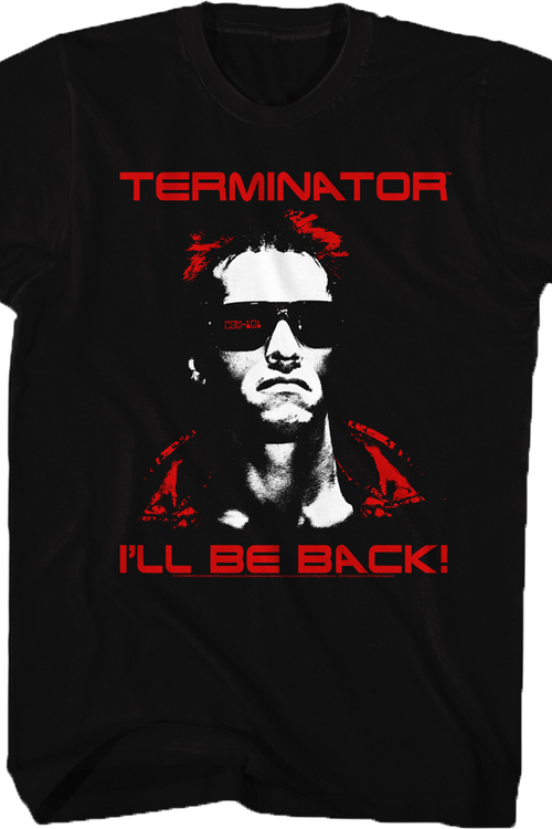 Terminator I'll Be Back T-Shirt