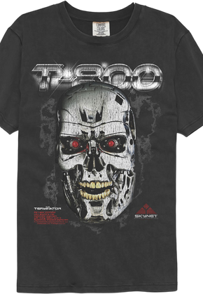 Terminator T 800 Endo Skull Comfort Colors Brand T-Shirt