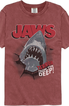Terror From The Deep Jaws Comfort Colors Brand T-Shirt