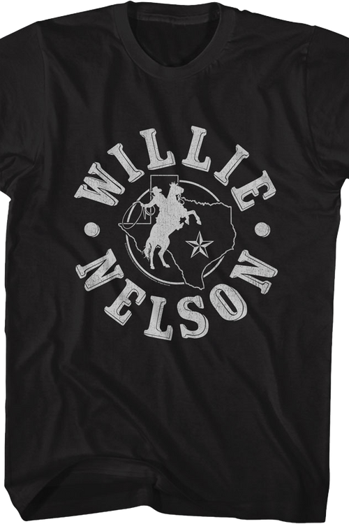 Texas Cowboy Willie Nelson T-Shirt